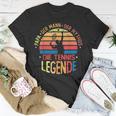 Herren Papa Tennis Legende T-Shirt, Retro Design für Tennisspieler Lustige Geschenke