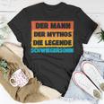 Herren Schwiegersohn Der Mann Der Mythos Die Legende Geschenk T-Shirt Lustige Geschenke