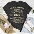 Herren Vintage Der Mann Mythos Die Legende 1929 94 Geburtstag T-Shirt Lustige Geschenke