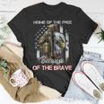 Home Of The Free Because Of The Brave Veterans Unisex T-Shirt Unique Gifts