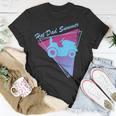 Hot Dad Summer 80S Retro Riding Lawn Mower T-Shirt Funny Gifts