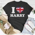 I Love Harry Cool Named Personalized Heart Unisex T-Shirt Funny Gifts