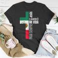 Jesus Christian Spanish Gifts Dad Fathers Day Mexican Flag Unisex T-Shirt Unique Gifts