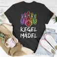 Kegel Mädel Kegelverein Kegelkönigin Sport Damen Kegeln T-Shirt Lustige Geschenke