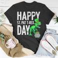 Kids Kids Happy St Pat Trex Day Dino Patricks Day Toddler V2 T-Shirt Funny Gifts