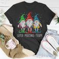 Lefse Rolling Team Christmas Baking Tomte Gnome Xmas T-shirt Funny Gifts