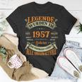 Legenden Wurden Im 1957 Geboren 66 Geburtstag 66 Jahre T-Shirt Lustige Geschenke