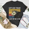 Lets Eat Trash & Get Hit By A Car Opossum Vintage Unisex T-Shirt Unique Gifts