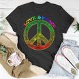 Love Peace 60Er 70Er Jahre Hippie-Kostüm T-Shirt Lustige Geschenke