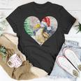 Lustige Ente Weihnachtsmütze Vintage Valentinstag Ente V2 T-Shirt Lustige Geschenke