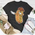 Lustiges Hot Dog Dabbing T-Shirt, Tanzendes Würstchen Design Lustige Geschenke