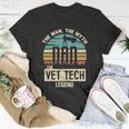 Man Myth Legend Dad Vet Tech Great Gift Unisex T-Shirt Unique Gifts