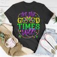 Mardi Gras Let The Good Times Roll Fleur De Lis T-Shirt Funny Gifts