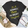 Mcdowell Thing Family Name Reunion Surname TreeUnisex T-Shirt Funny Gifts