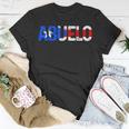 Mens Abuelo Puerto Rico Flag Puerto Rican Pride Fathers Day Gift Unisex T-Shirt Unique Gifts