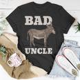 Mens Badass Uncle Funny Pun Cool Unisex T-Shirt Unique Gifts