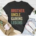 Mens Funny Gamer Brother Uncle Gaming Legend Vintage Video Game Tshirt Unisex T-Shirt Unique Gifts