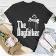 Mens The Dogfather Shirt Dad Dog Tshirt Funny Fathers Day Tee Tshirt Unisex T-Shirt Unique Gifts