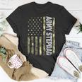 Mens Vintage Army Stepdad Usa Flag Camouflage Father’S Day Bbmtswy Unisex T-Shirt Unique Gifts