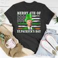 Merry 4Th Of St Patricks Day Joe Biden St Patricks Day T-Shirt Funny Gifts