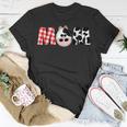 Mom Of The Birthday For Boy Cow Farm 1St Birthday Cow Mommy T-shirt Personalized Gifts