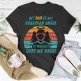 My Dad Is My Guardian Angel Retro Style Unisex T-Shirt Funny Gifts