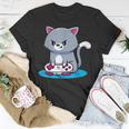 Niedliche Gaming Katze Video Game Computer Videogame Pc T-Shirt Lustige Geschenke