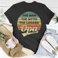 Opa Vintage T-Shirt: Der Mann, Mythos, Legende Retro Spruch Lustige Geschenke