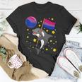 Orca In Space Bisexual Pride Unisex T-Shirt Unique Gifts