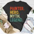 Painter Hero Myth Legend Retro Vintage Maler T-Shirt Lustige Geschenke