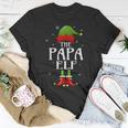 Papa Elf Xmas Matching Family Group Christmas Party Pajama Unisex T-Shirt Unique Gifts