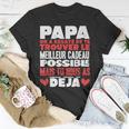 Papa Zum Vatertag Geschenk Für Papa Geburtstag Vater V4 T-Shirt Lustige Geschenke