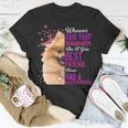 Pomeranian Are A Girls Best Friend Funny Dog Mother Mama Mom Unisex T-Shirt Unique Gifts