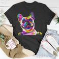 Pop Art Bulldog Gifts Mom Dog Dad Frenchie Unisex T-Shirt Unique Gifts