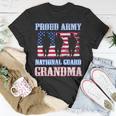 Proud Army National Guard Grandma Usa Veteran Military Unisex T-Shirt Unique Gifts