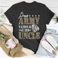 Proud Army National Guard Uncle National Guard Graduation Unisex T-Shirt Unique Gifts