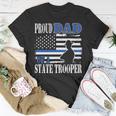 Proud Dad Of A Police Officer V2 Unisex T-Shirt Funny Gifts