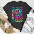 Proud Sister Of A Class Of 2023 Graduate Senior 23 T-Shirt Funny Gifts