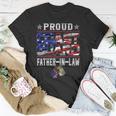Proud Us Coast Guard Father-In-Law Dog Tags Military Family T-Shirt Funny Gifts