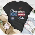 Proud Us Coast Guard Sister Us Military Family V2T-shirt Funny Gifts