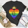 Queen Couples Matching Bridal Wedding Lgbtq T-Shirt Funny Gifts