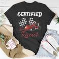 Racer Boost Speedster Certified Retro Racist Certified Race T-Shirt Funny Gifts