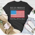 Red Friday Remember Everyone Deployed Until They All Unisex T-Shirt Unique Gifts