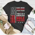 Were Redefining Everything This Is A Cordless Hole Puncher T-shirt Funny Gifts