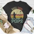 Reel Cool Pops Fishing Dad Gifts Fathers Day Fisherman Unisex T-Shirt Unique Gifts