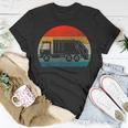 Retro Recycling Trash Garbage Truck Sunset Old School Party Unisex T-Shirt Unique Gifts