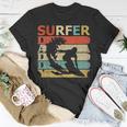 Retro Vintage Daddy Surfer Surfing Dad T-Shirt Funny Gifts