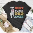 Retro Vintage Dog Best Boxer Dad Ever T-Shirt Funny Gifts