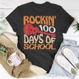 Rockin 100 Days Of School For A 100 Days Of School 100Th Day T-Shirt Funny Gifts