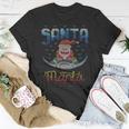 Santa Manta Claus Angeln Fischangler Hässlicher Weihnachts T-Shirt Lustige Geschenke